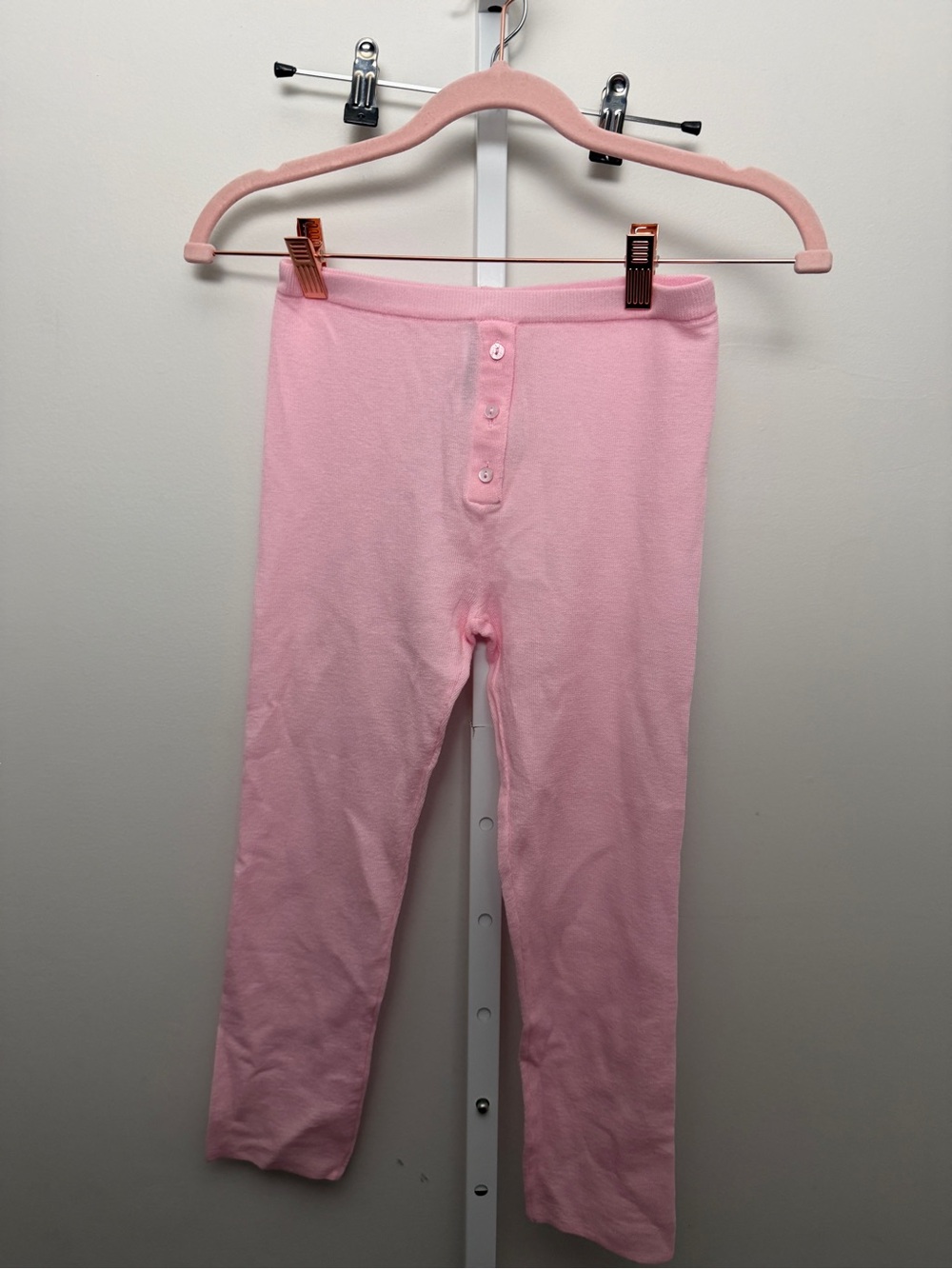 Zara Light Pink Women's Pajama Bottoms capris bottoms size XS NWT - Picture 2 of 5